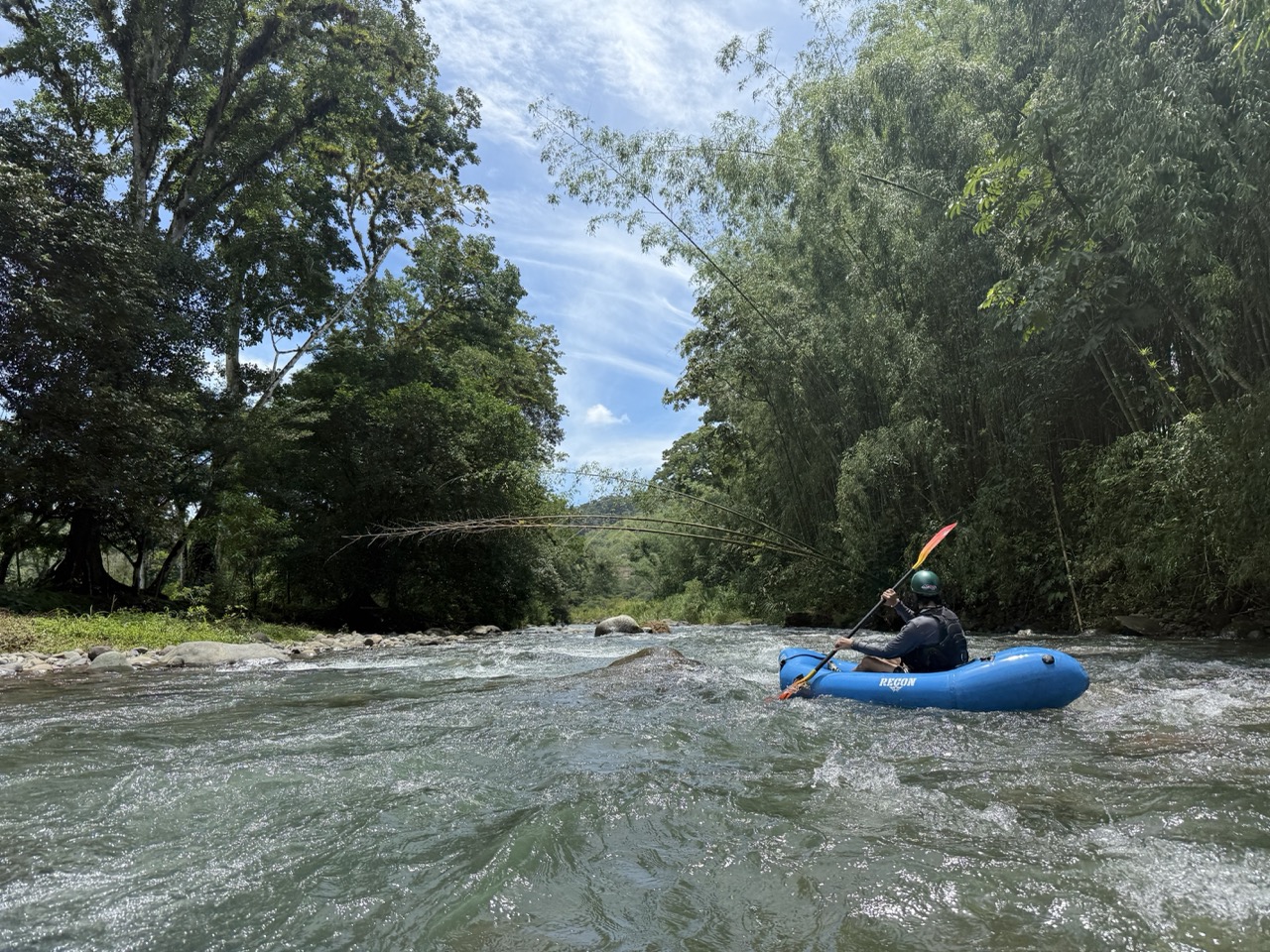 Packrafting the Rio Pejibaye