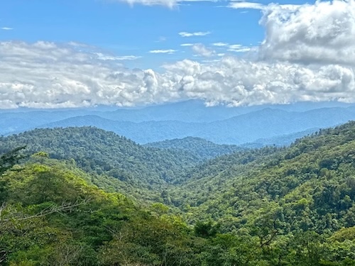 Big view on the Camino de Costa Rica