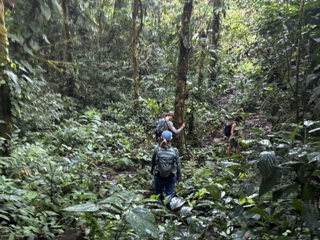 Wet and muddy trails through Stage 3 on the Camino de Costa Rica