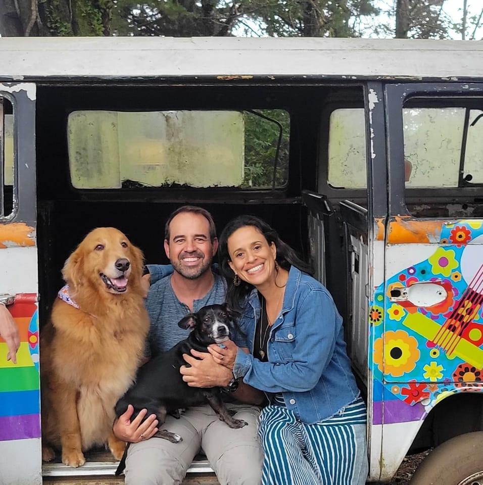 David and his family